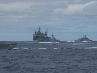 HMA Ships Darwin, Sirius, Newcastle and Anzac